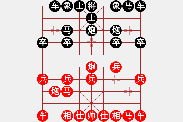 象棋棋譜圖片：弈林殺手(8段)-負-媚妹(3段) - 步數：10 