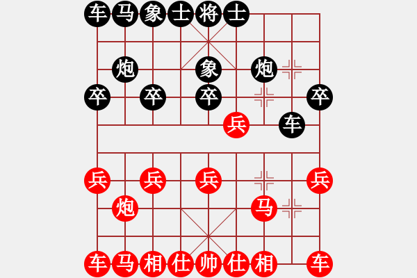 象棋棋譜圖片：瞎眼狗第六局 車9平8 （吃炮） - 步數(shù)：10 