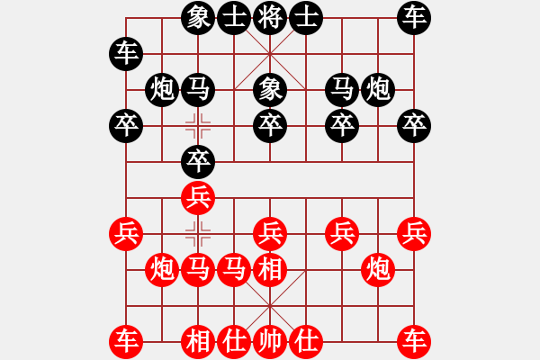 象棋棋譜圖片：151001 第7輪 第6臺 張鈊定（柔）負(fù) 劉建雄（柔） - 步數(shù)：10 