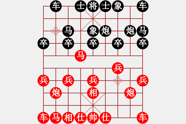 象棋棋譜圖片：披著狼皮的羊[紅] -VS- 飄絮＆夢(mèng)[黑] - 步數(shù)：10 