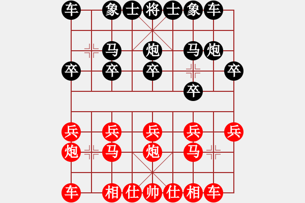 象棋棋譜圖片：雨露對指尖.pgn - 步數(shù)：10 