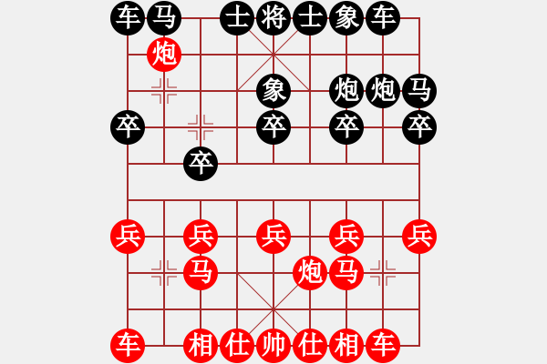 象棋棋譜圖片：天津市 范越 勝 四川省 許文章 - 步數(shù)：10 