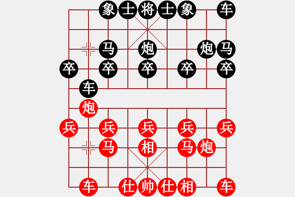 象棋棋譜圖片：luowenabc(風(fēng)魔)-負(fù)-金蛇狂舞畢(9星) - 步數(shù)：10 