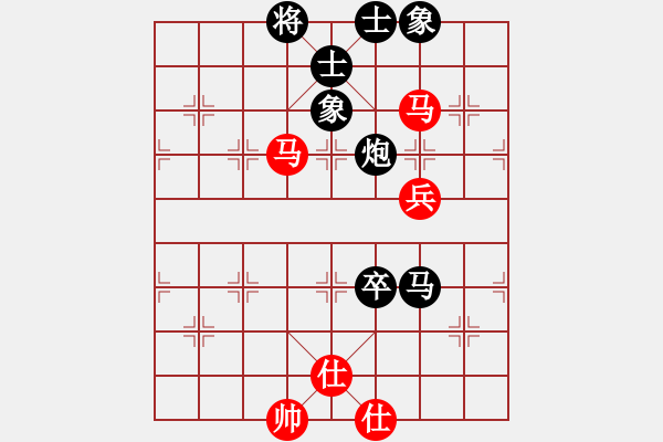 象棋棋譜圖片：winner(1段)-和-遇佛殺佛(3段) - 步數(shù)：100 