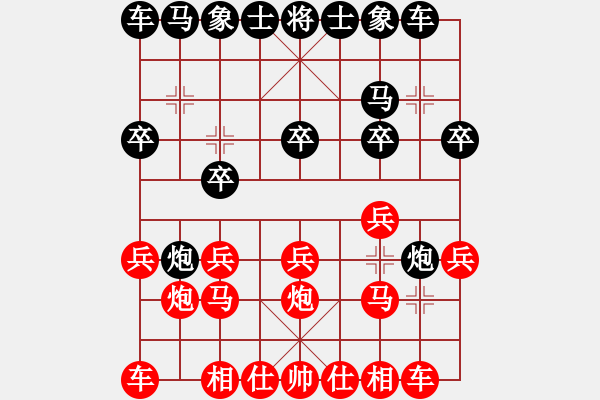 象棋棋譜圖片：精品童裝(1段)-負(fù)-損兵折將(3段) - 步數(shù)：10 