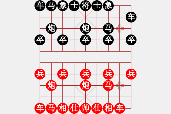 象棋棋譜圖片：順炮雙橫車飛邊相黑相七進九 - 步數(shù)：8 