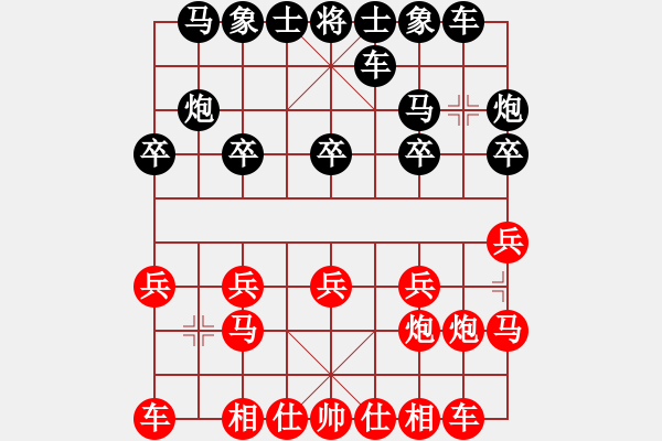 象棋棋譜圖片：1842局 A08-邊兵局-旋風(fēng)引擎23層(2832) 先勝 郭嘉(2200) - 步數(shù)：10 