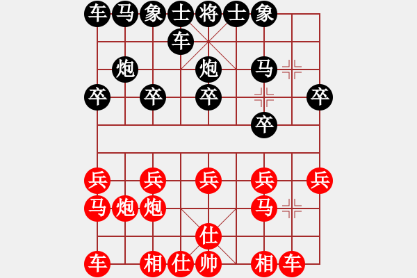 象棋棋譜圖片：棋州王(9段)-和-二核旋風炮(日帥) - 步數：10 