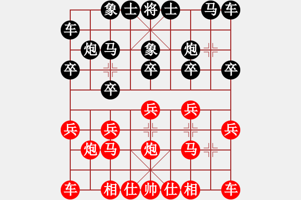 象棋棋譜圖片：個(gè)人對(duì)局2001年再戰(zhàn)楊志第6局 - 步數(shù)：10 