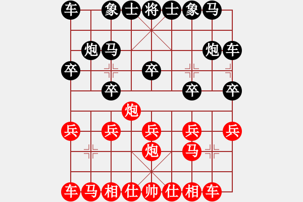 象棋棋譜圖片：險道會車(2段)-負(fù)-摩托車(6段) - 步數(shù)：10 