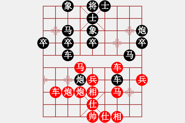 象棋棋譜圖片：楚水苑戰(zhàn)神(天罡)-負(fù)-斬情劍(北斗) - 步數(shù)：36 