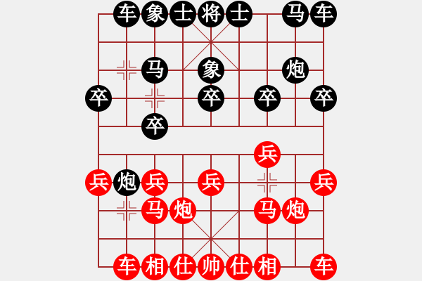 象棋棋譜圖片：山東省第十四屆萬人象棋賽煙臺賽區(qū)預選賽第四輪紅本人先對趙帥東 - 步數(shù)：10 