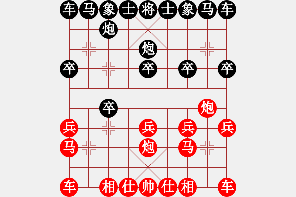 象棋棋譜圖片：聯(lián)眾擂臺(tái)賽一局 - 步數(shù)：10 