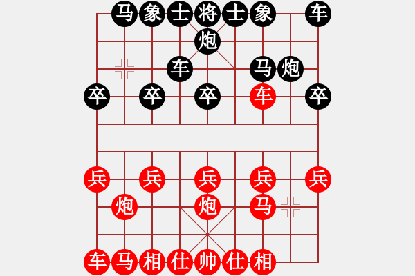 象棋棋譜圖片：我真不是大師VS倚天高手(2015 6 1) - 步數(shù)：10 