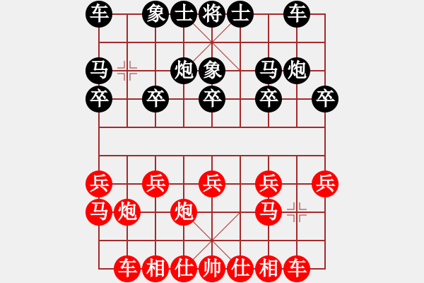象棋棋谱图片：张梅 先胜 李敏 - 步数：10 