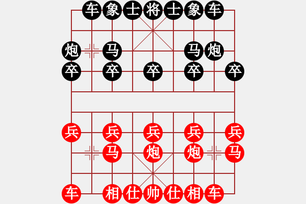 象棋棋譜圖片：不哭死神步天紅勝葬心〖中炮對左三步虎〗 - 步數(shù)：10 