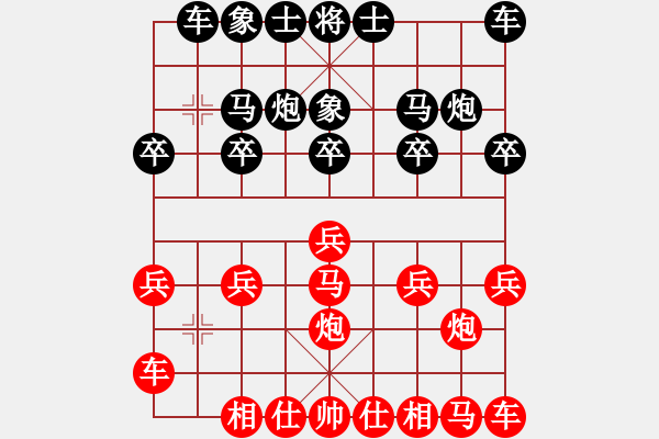 象棋棋譜圖片：橫才俊儒[紅] -VS-翱翔 CAT[黑] - 步數(shù)：10 