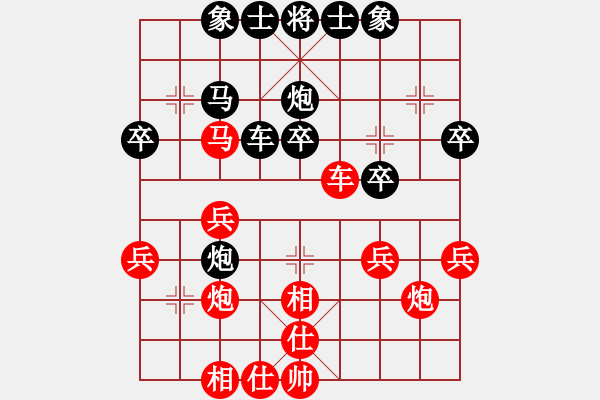 象棋棋譜圖片：好想回家先負(fù)西瓜 - 步數(shù)：30 