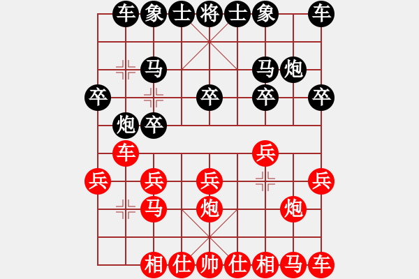 象棋棋譜圖片：qqq 和 小虎飛刀 - 步數(shù)：10 