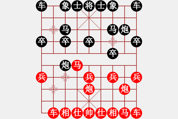 象棋棋譜圖片：因為所以[1245437518] -VS- [502298738] - 步數(shù)：10 