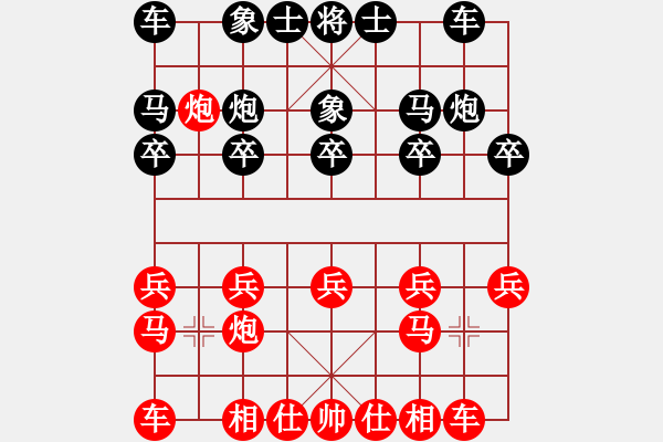 象棋棋譜圖片：方偉勝后勝唐立新 - 步數(shù)：10 