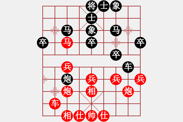 象棋棋譜圖片：bbboy002(8弦)-負-dayidayi(5星) - 步數(shù)：30 