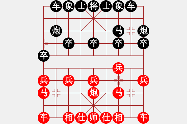 象棋棋譜圖片：深圳弈川象棋俱樂部 李鴻嘉 負(fù) 杭州環(huán)境集團(tuán) 申鵬 - 步數(shù)：10 