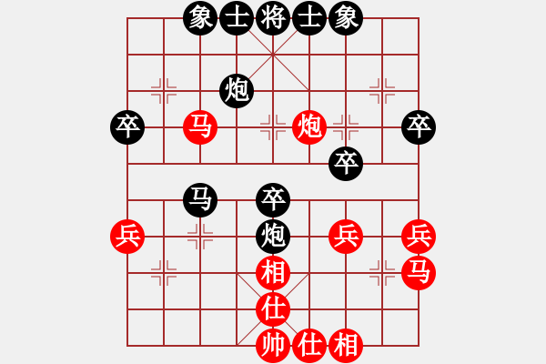 象棋棋譜圖片：金幣輝皇先負(fù)方偉勝 - 步數(shù)：40 