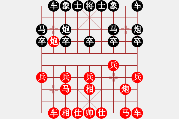 象棋棋谱图片：杭州 茹一淳 负 河北 申鹏 - 步数：10 