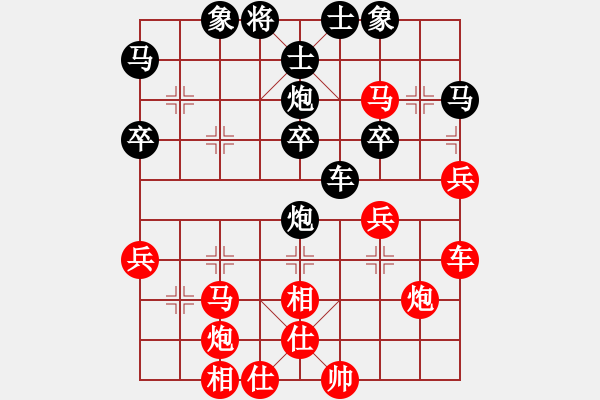 象棋棋譜圖片：?jiǎn)沃液?先勝 王世祥 - 步數(shù)：40 