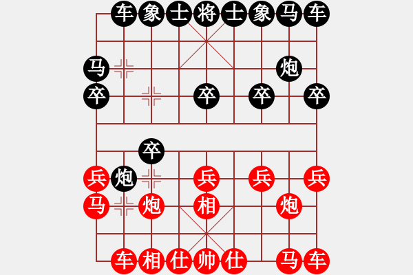 象棋棋譜圖片：嶺腳(月將)-負-悠然南山下(月將) - 步數(shù)：10 