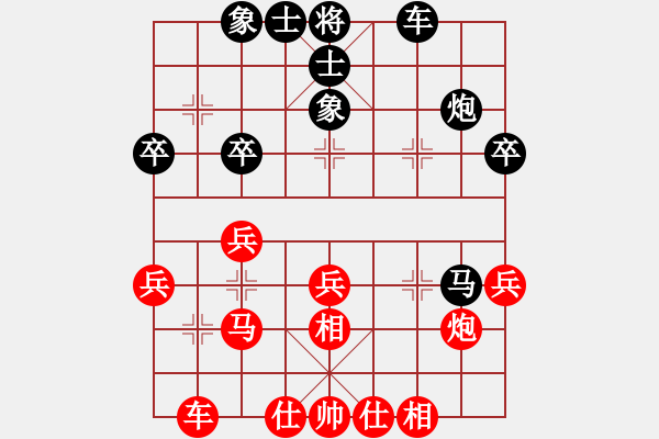 象棋棋譜圖片：黃河(5段)-負-凌霄一號(4段) - 步數：32 