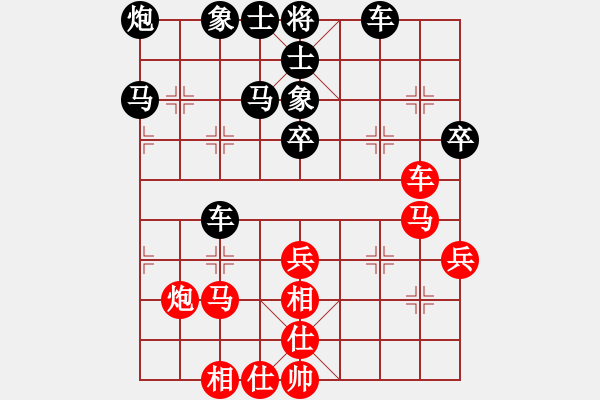 象棋棋譜圖片：《散手功夫，全面較量！》寧波戚文卿【先勝】將 督(2015-3-7弈于大師網(wǎng)高級(jí)棋室 - 步數(shù)：40 