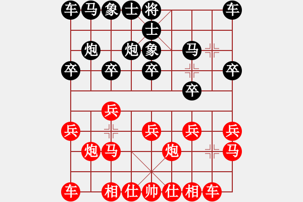 象棋棋譜圖片：2006年迪瀾弈天外圍賽第二輪：追月隱神(4r)-和-名劍之光呢(9段) - 步數(shù)：10 