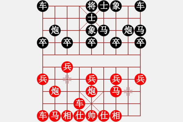 象棋棋譜圖片：雨藝書生(7弦)-勝-我是揭陽人(8弦) - 步數(shù)：10 