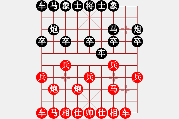 象棋棋譜圖片：2022.10.15.12JJ五分鐘先勝過宮炮對左三步虎 - 步數(shù)：10 