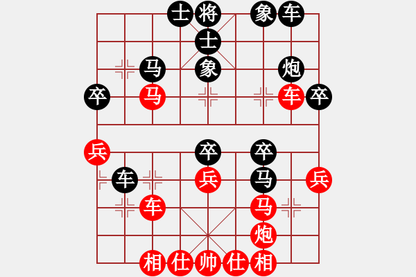 象棋棋譜圖片：laila(日帥)-勝-煮酒論棋雄(9段) - 步數(shù)：40 