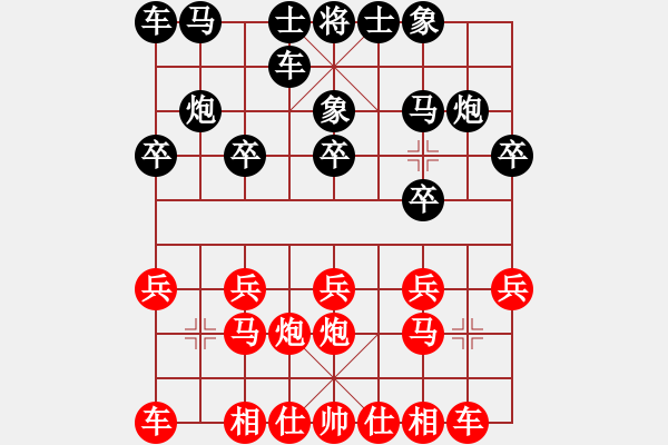 象棋棋譜圖片：《學(xué)習(xí)大師后手》左橫車擔(dān)子炮左馬盤河破五六炮正馬 - 步數(shù)：10 