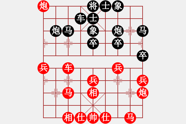 象棋棋譜圖片：‖棋家軍‖[474177218] -VS- 云里霧中[947709211] - 步數(shù)：30 