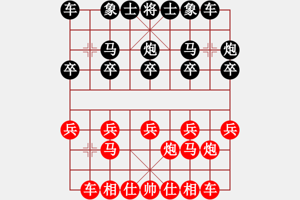 象棋棋譜圖片：紫薇花對紫微郎 勝 彩云間 - 步數(shù)：10 