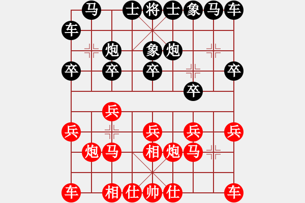 象棋棋譜圖片：濮方堯 紅先勝 Uwe Frischmuth - 步數(shù)：10 