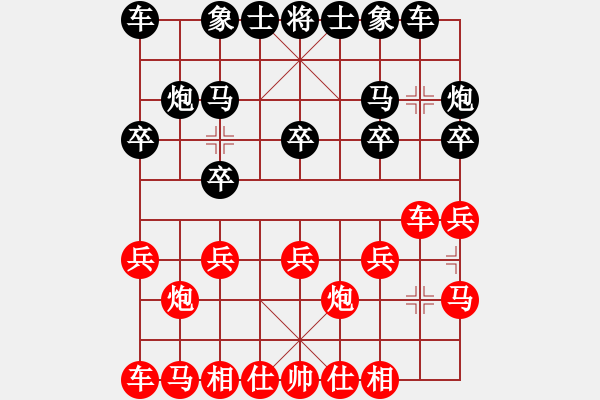 象棋棋譜圖片：第一輪石柱向太國先負湖南余燦新 - 步數(shù)：10 