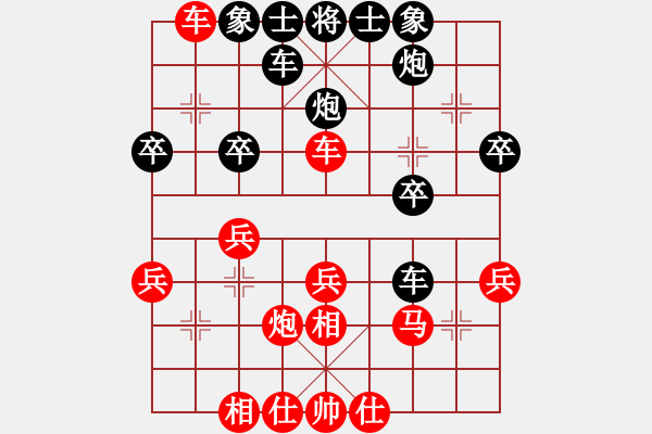 象棋棋譜圖片：Phuong An Ngu Luc Phao.Hau X1.1 - 步數(shù)：30 