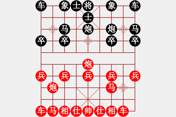 象棋棋譜圖片：百思不得棋解[575644877] -VS- 好好學(xué)習(xí)[1228826034] - 步數(shù)：10 