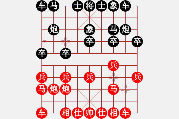 象棋棋譜圖片：海力克斯(9段)-和-上海女孩(8段) - 步數(shù)：10 