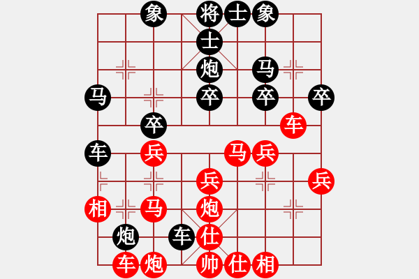 象棋棋譜圖片：北方棋藝(7星)-負-todo(4星) - 步數(shù)：30 