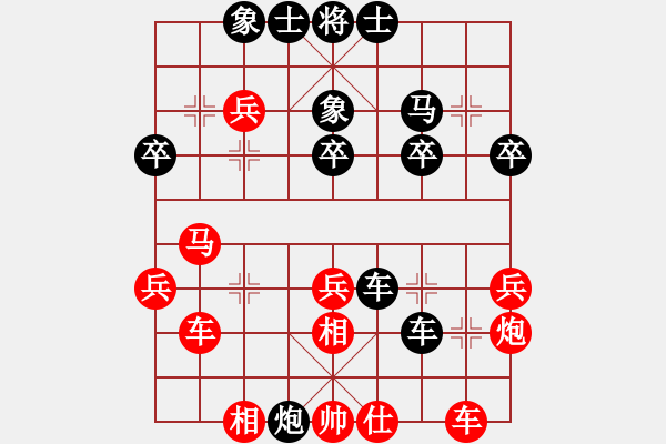 象棋棋譜圖片：人機(jī)對(duì)戰(zhàn) 2025-1-5 10:27 - 步數(shù)：30 