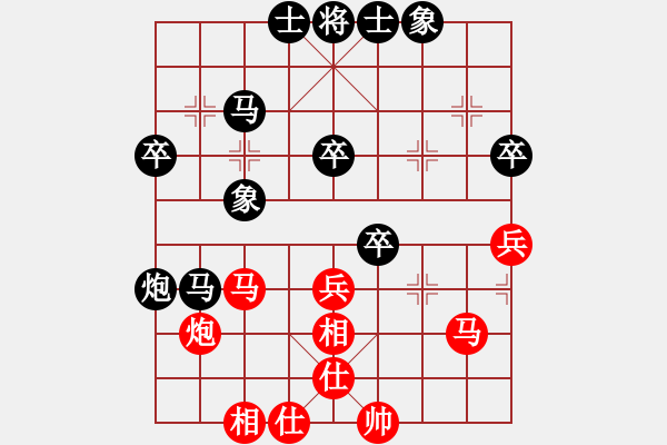 象棋棋譜圖片：一個(gè)老頭 負(fù) 斯德哥爾摩情人， - 步數(shù)：50 