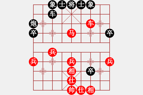 象棋棋譜圖片：弱雞(3段)-勝-賽客(8段) - 步數(shù)：40 