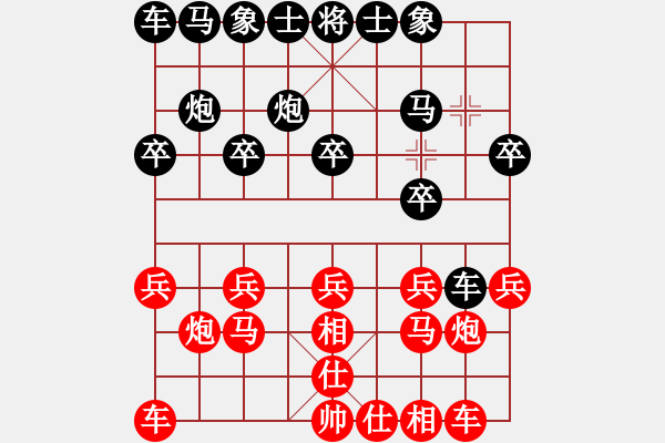 象棋棋譜圖片：草鞋沒(méi)號(hào)(3段)-負(fù)-弈林野將(8段) - 步數(shù)：10 